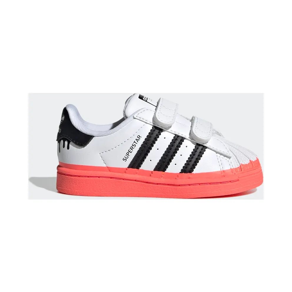 adidas Superstar Schuh Cloud White / Core Black / Turbo (GY3329)