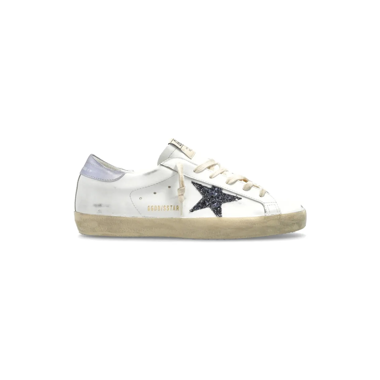 Golden Goose Super-Star White Black Glicine (GWF00101.F007539.12282)