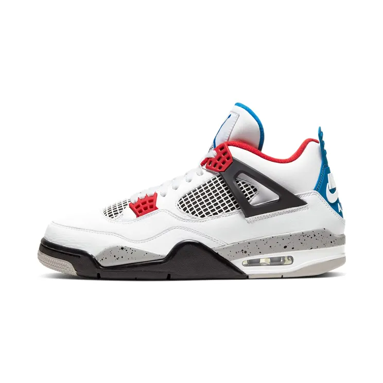 Air Jordan 4 Retro SE What The “White / Fire Red / Tech Grey / Military Blue” (CI1184-146)