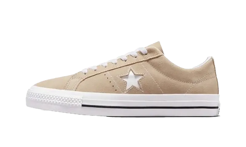 Converse One Star Pro Vintage Suede Low “Oat Milk” (A04155C)