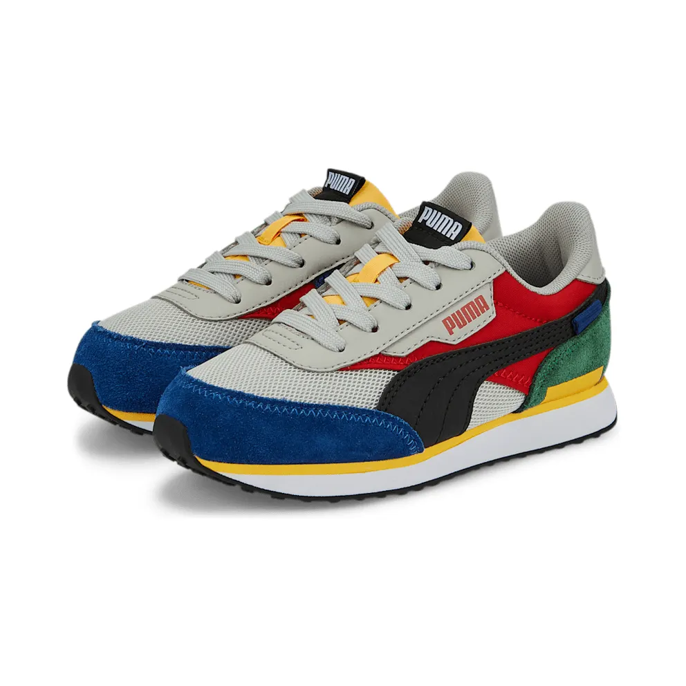 PUMA Future Rider Splash Kids’ Burnt Red/Gray Violet/Black (381855-06)