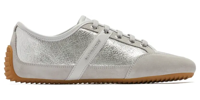 Givenchy Slim met metallic-effect en vlakken “Silver” (BE004KE2GX)