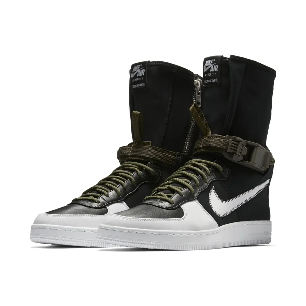 Nike x Acronym Air Force 1 Downtown Black White (649941-001)
