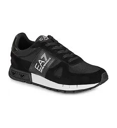 Emporio Armani EA7 – Logo-print Panelled Sneakers – Heren – Schoenen – Zwart (X8X151XK354A120) (2)
