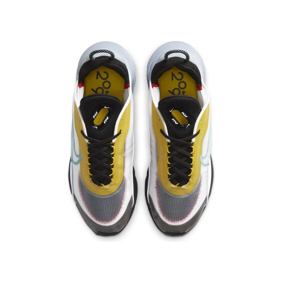 Nike Air Max 2090 White Speed Yellow Bleached Aqua White/Black-Speed Yellow-Bleached Aqua (CT1091-100)