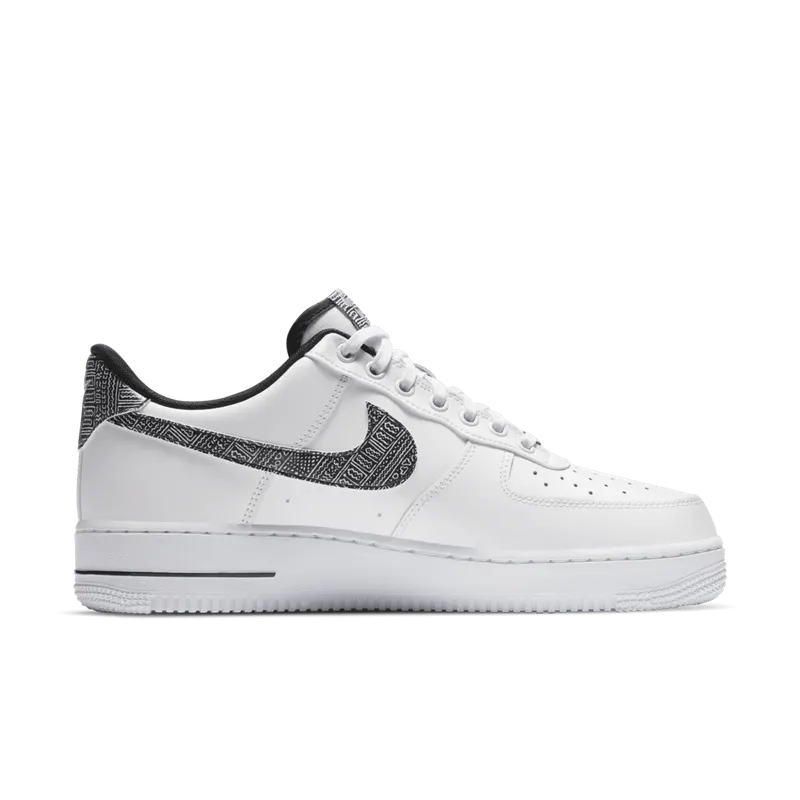 Nike Air Force 1 ’07 White Metallic Silver White/Metallic Silver/Black (CZ7933-100)