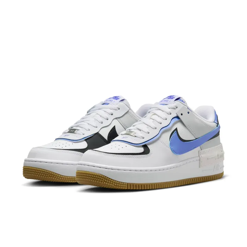 Nike Air Force 1 Low Shadow White Photon Dust Royal Pulse (DZ1847-109)