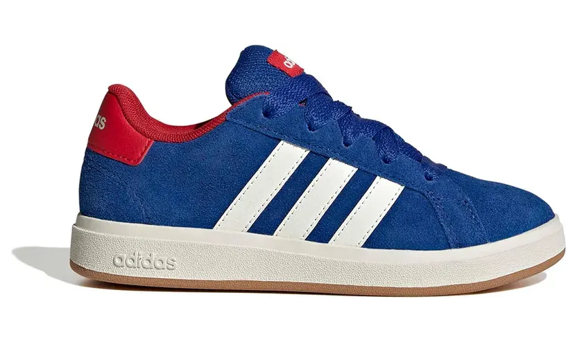 Adidas Grand Court Collegiate Royal / Off White / Better Scarlet (KJ9566)