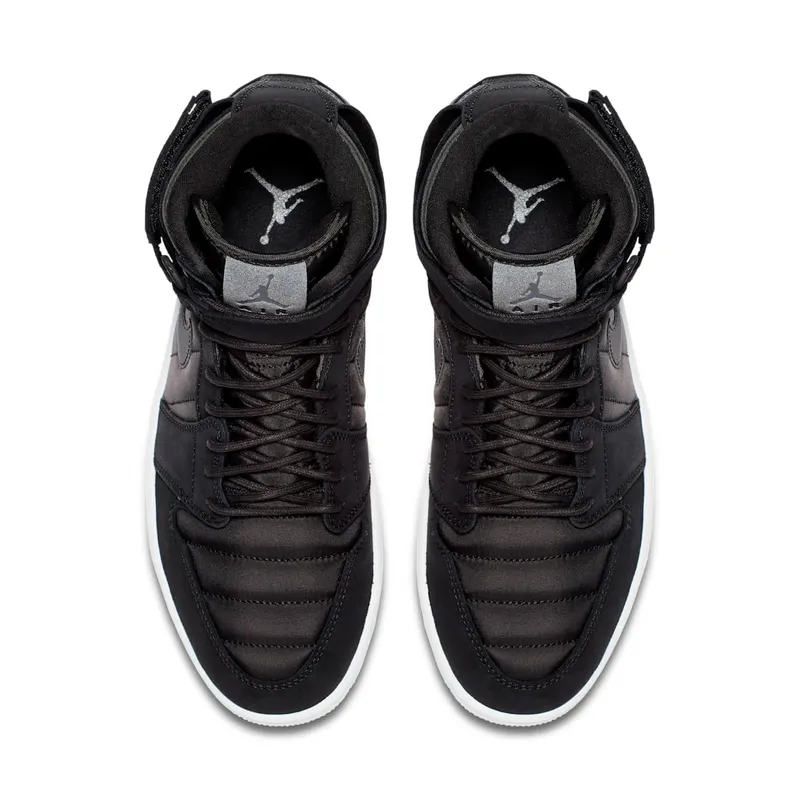 Jordan 1 Retro High Strap Black Anthracite Black/Pure Platinum-Anthracite (342132-004)