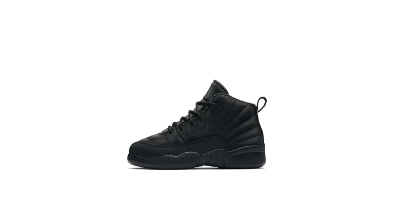 Jordan 12 Retro Winter Black (PS) Black/Black-Anthracite (BQ6850-001)
