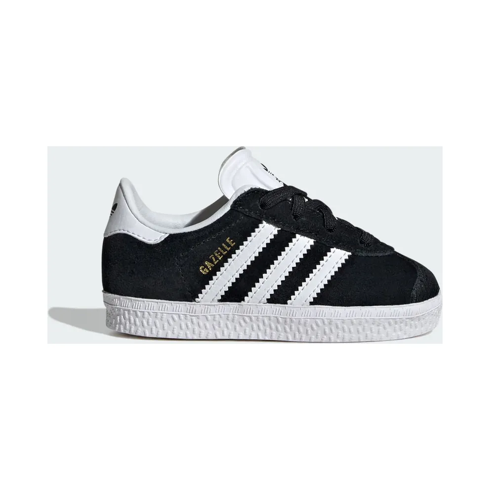 Adidas Gazelle Comfort Closure with Elastische Veters Kids Core Black / Cloud White / Cloud White (IH0338)