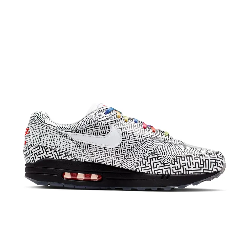 Nike Air Max 1 Tokyo Maze White/Black-Multi-Color (CI1505-001)