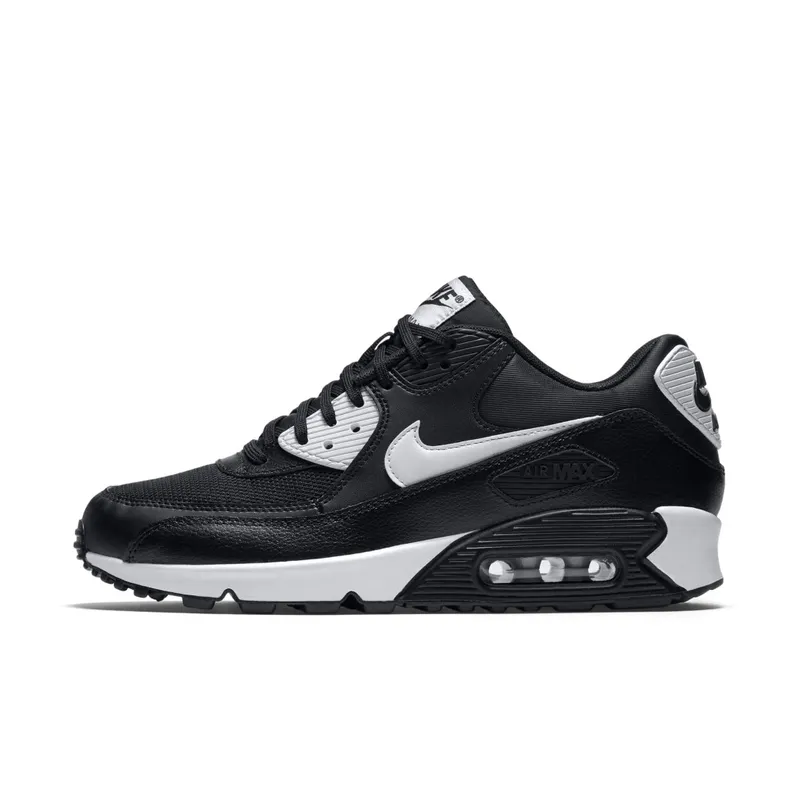 Nike Air Max 90 Essential Black White (W) (616730-023)
