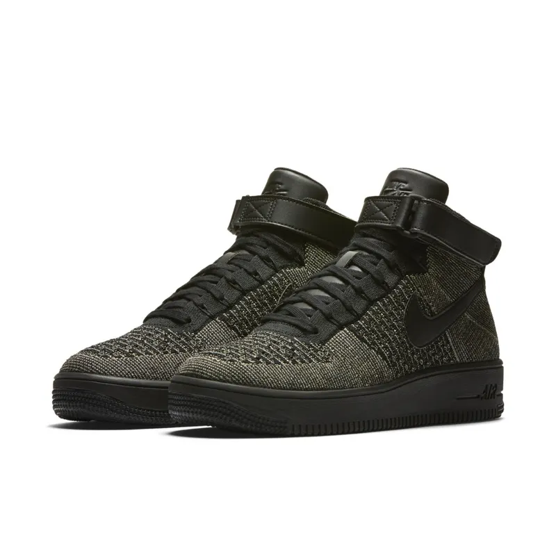 Nike Air Force 1 Ultra Flyknit Mid Palm Green Palm Green/Black-White (817420-301)