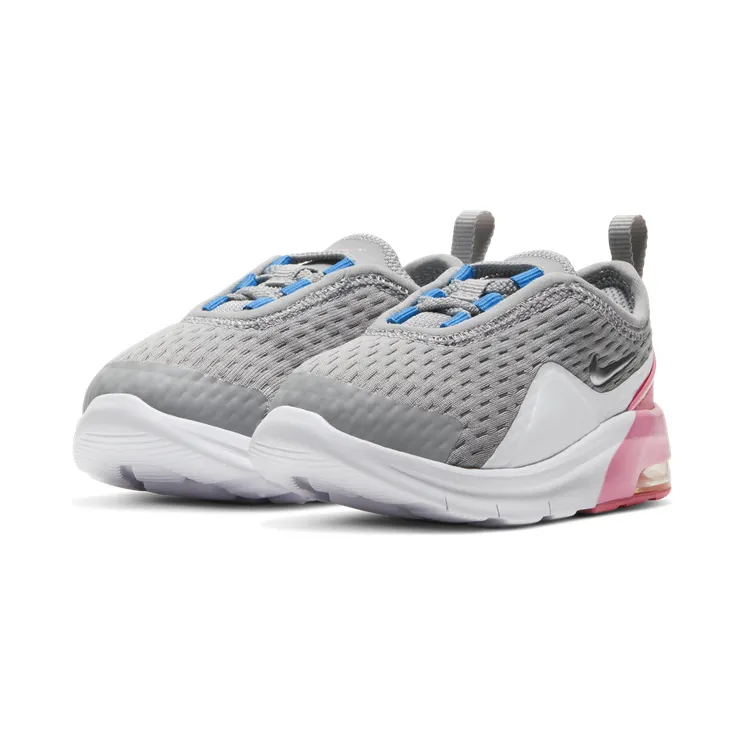 Nike Air Max Motion 2 “Light Smoke Grey / Pink / Laser Blue / Metallic Silver” (AQ2744-017)