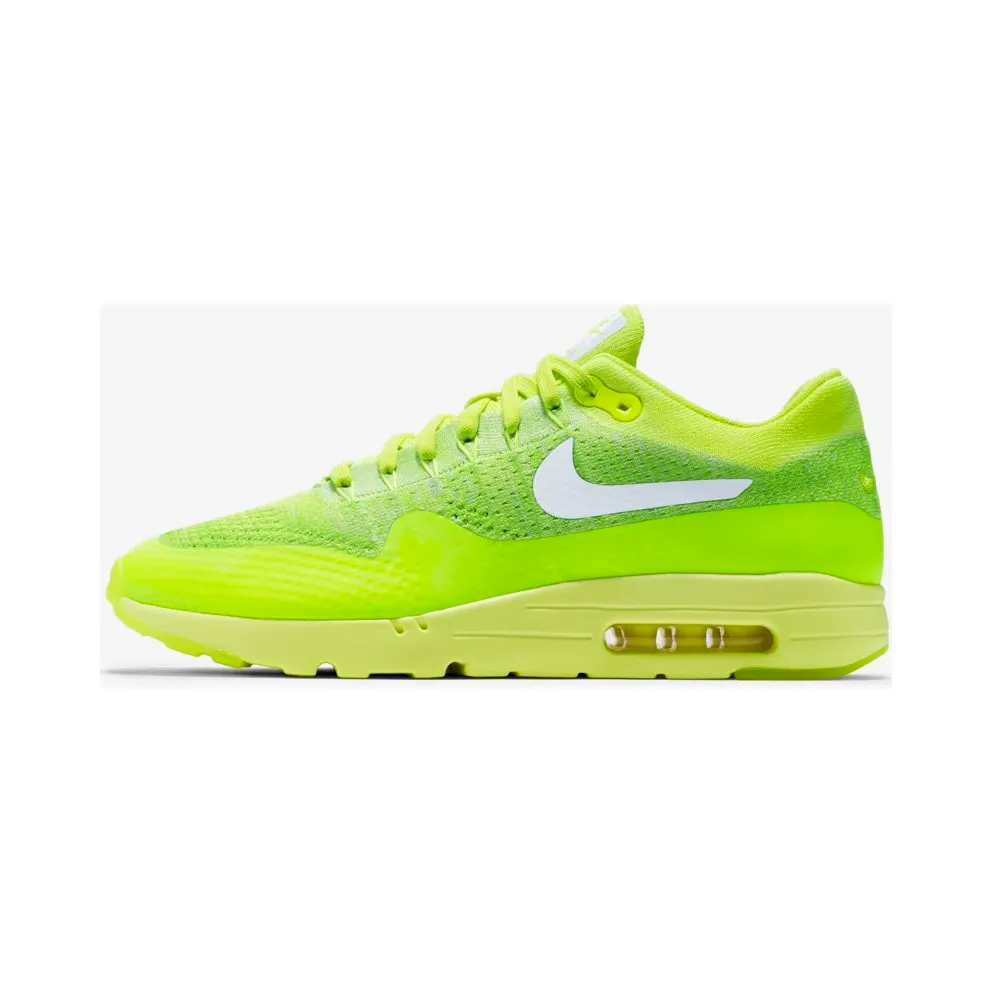 Nike Air Max 1 Ultra Flyknit Volt Volt/White-Electric Green (843384-701)
