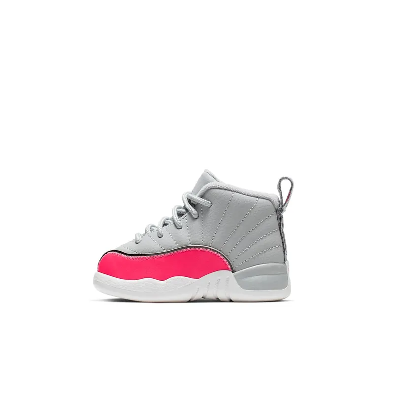 Jordan 12 Retro Wolf Grey Racer Pink (TD) Wolf Grey/Racer Pink-Black (819666-060)