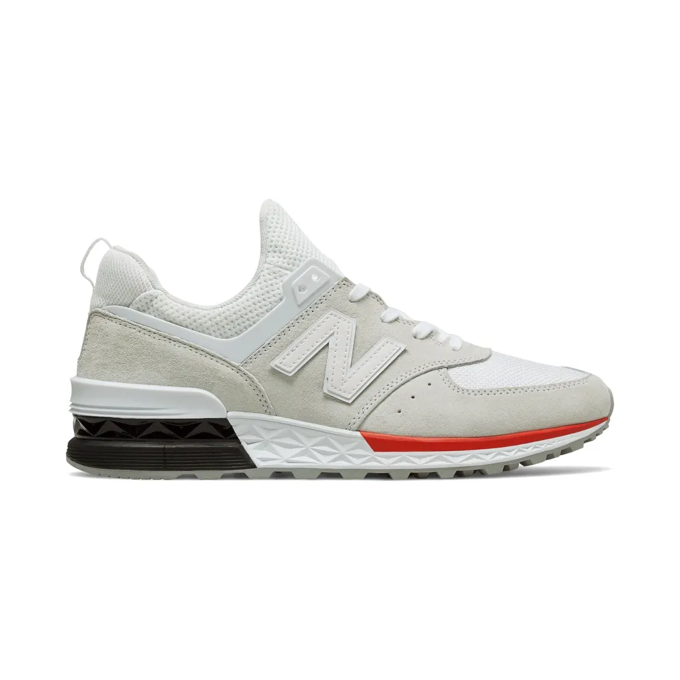 New Balance 574 Sport White Red (MS574AW)