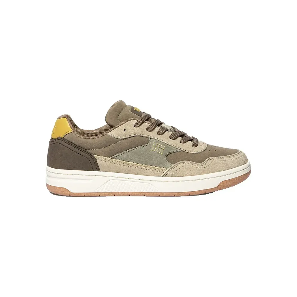 TBS sneaker taupe/saffraan (ALMERIO-U8L43)