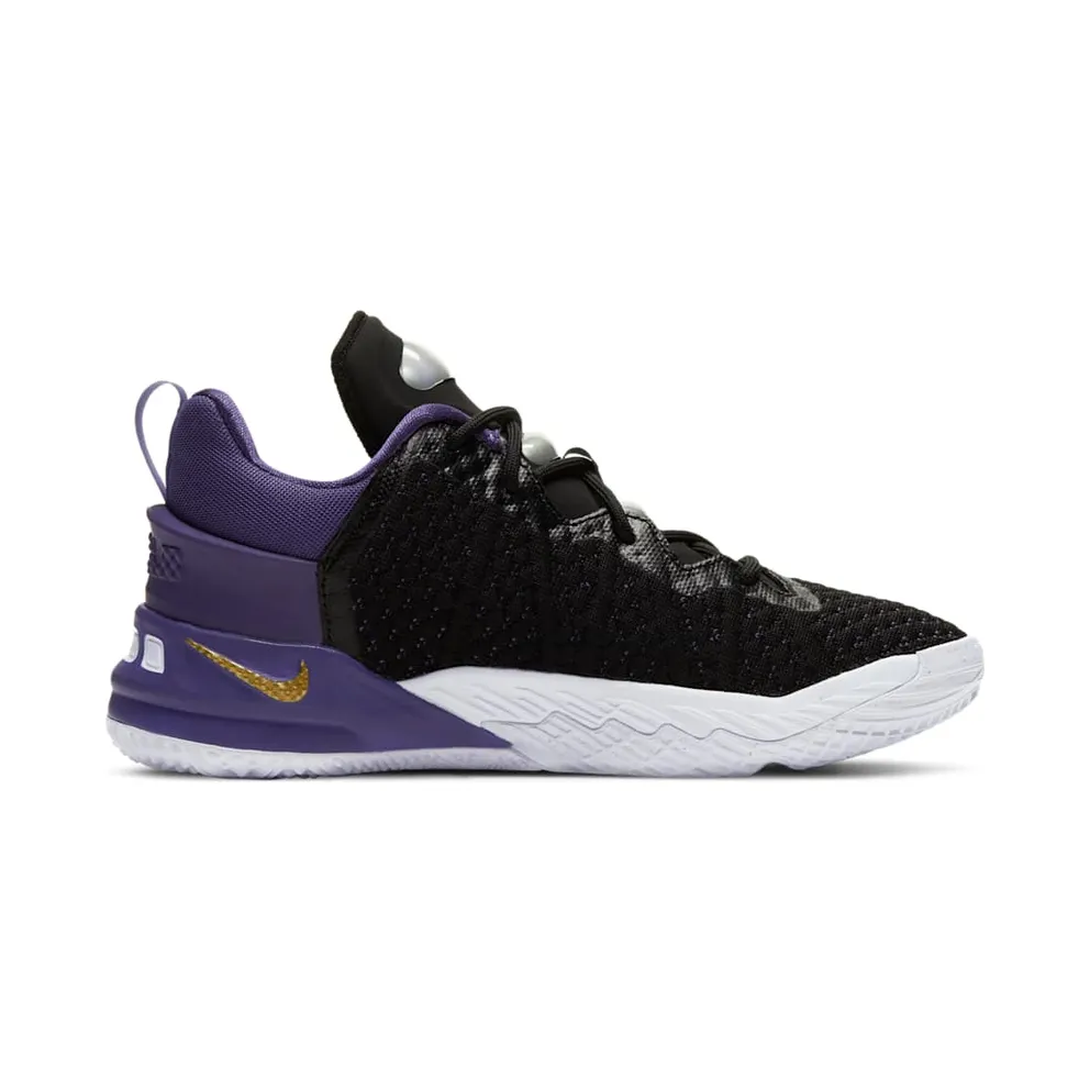 Nike LeBron 18 PS ‘Lakers’ Black/Metallic Gold/Court Purple/White (CT4710-004)