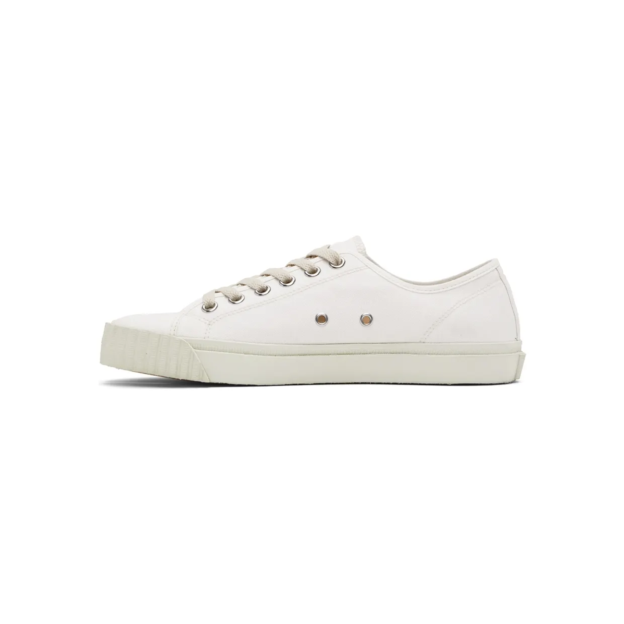 Maison Margiela White Canvas Tabi Sneakers (S37WS0578 P4291) (3)