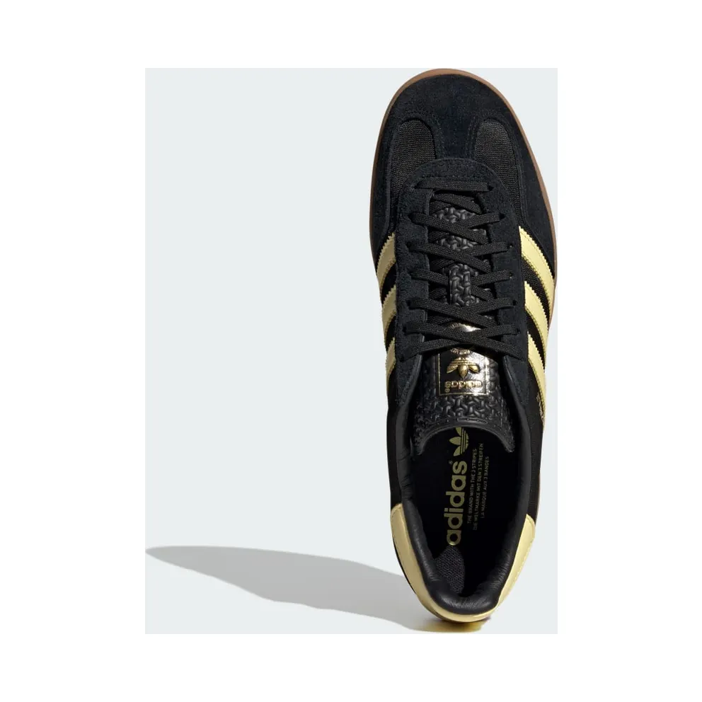 adidas Gazelle Indoor Core Black / Almost Yellow / Gum (IG4999)