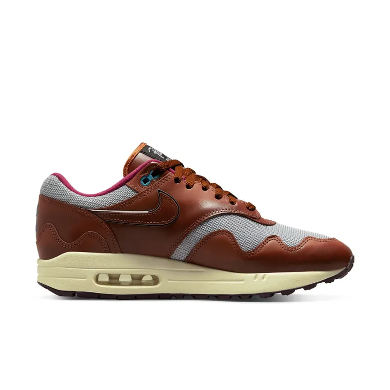 Nike Air Max 1 x Patta Dark Russet/Metallic Silver/Dark Russet