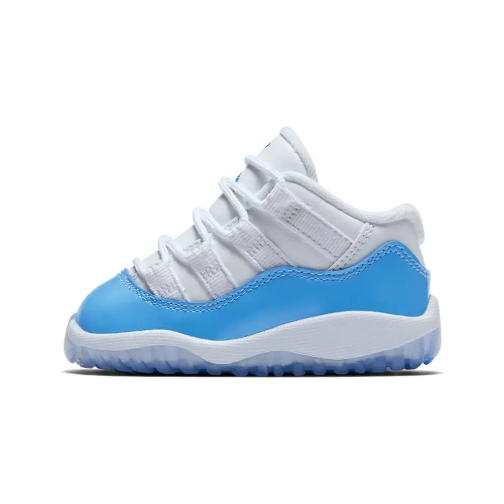 Jordan 11 Retro Low White Black University Blue (505836-106)