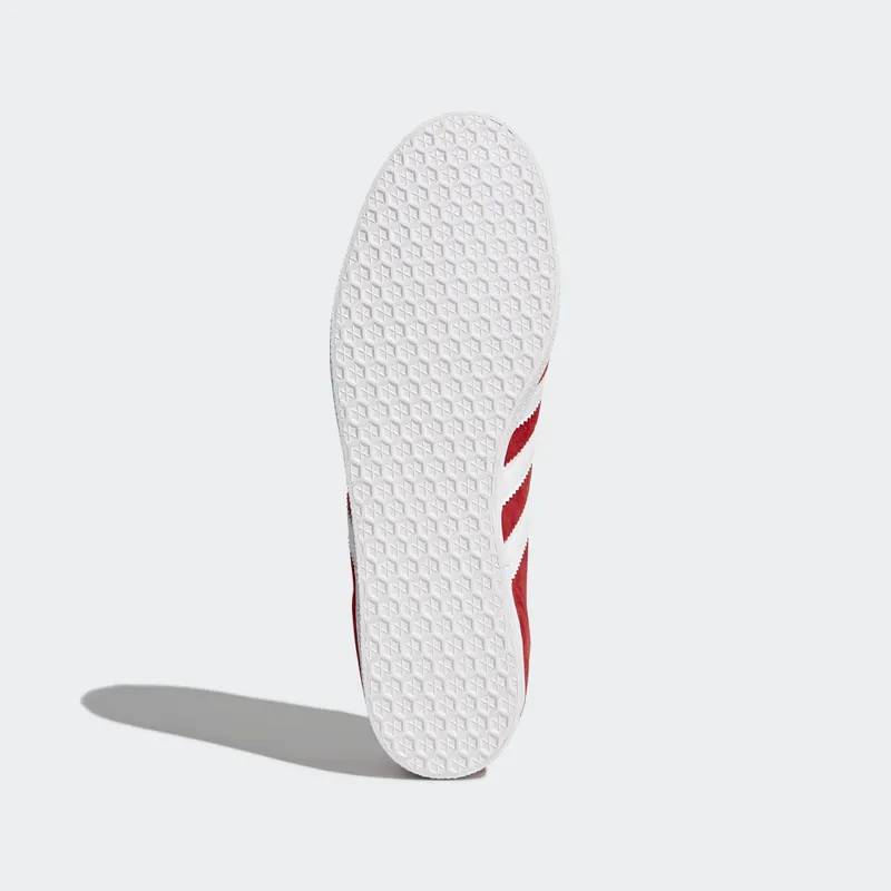 adidas Gazelle Scarlet/White/Gold Metallic Scarlet/White/Gold Metallic (S76228)