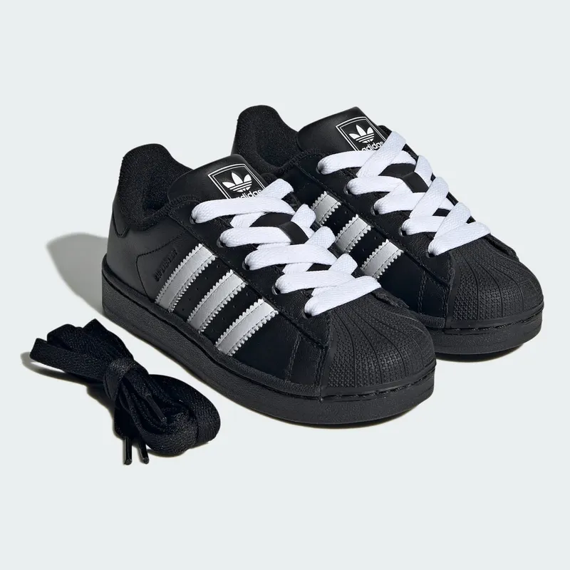 Adidas Superstar II PS “Core Black Cloud White Black Heel Tab” (JI0214)