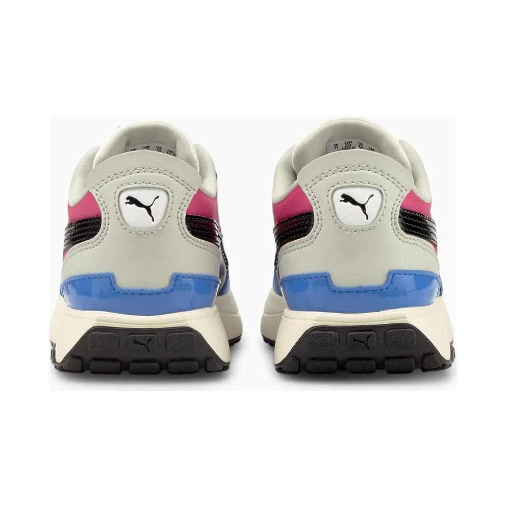 Puma Cruise Rider Silky Kids White/Blue (381865-02)