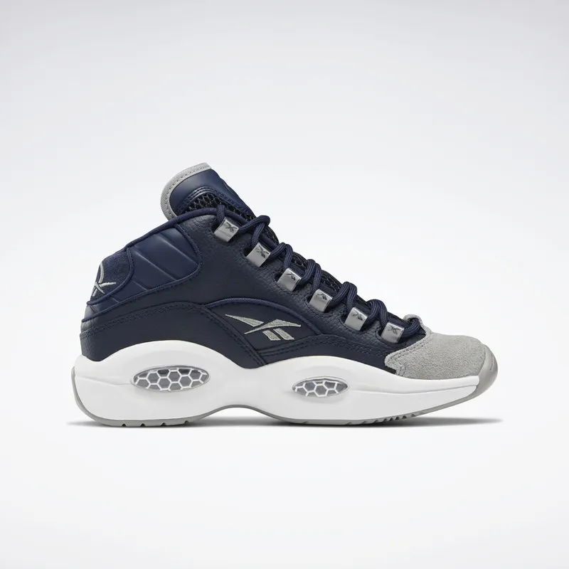 Reebok Question Mid Georgetown 2020 (GS) Carbon/Faux Indigo-White (Other Brands Other)
