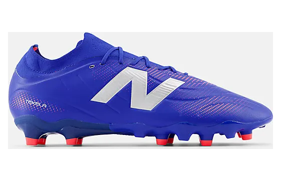 New Balance Tekela Team Low Laced FG V5 Blue Gemstone Energy Red Silver (ST3FMP5)
