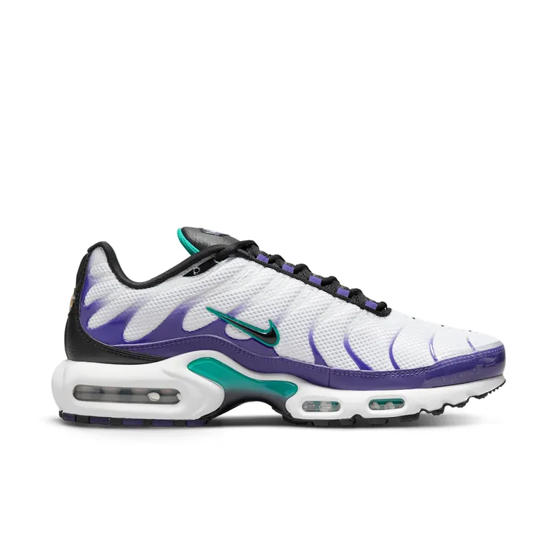 Nike TN Air Max Plus Grape – “White / Black / Grape Ice / New Emerald” (DM0032-100)