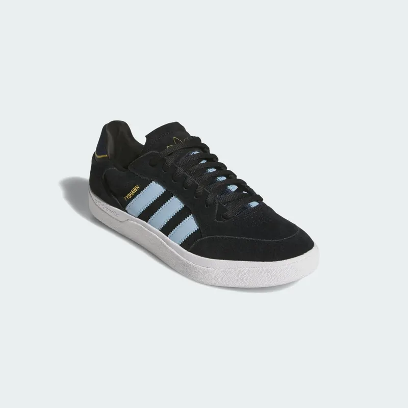 Adidas Tyshawn Low Core Black / Clear Sky / Collegiate Navy (JH8153)