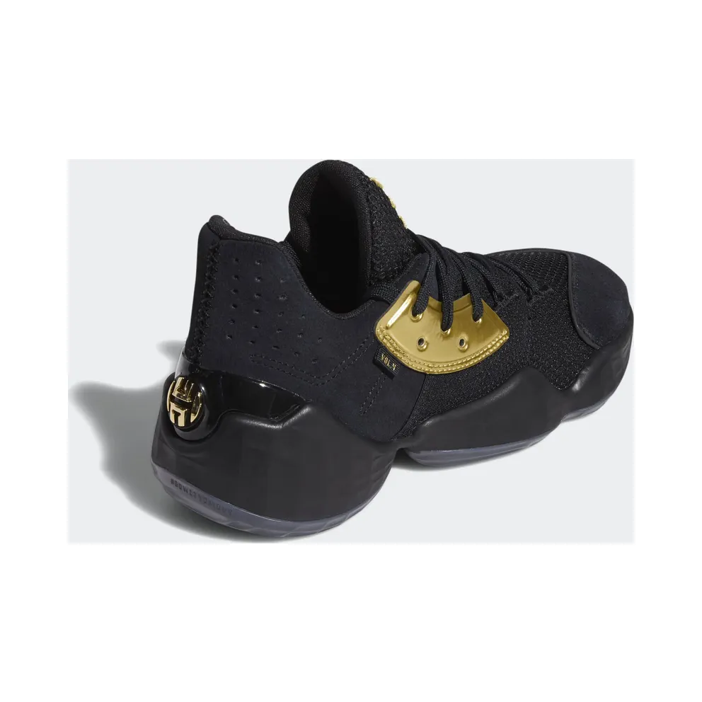 adidas Harden Vol. 4 Core Black Gold Metallic Core Black/Gold Metallic/Core Black (EF8648)