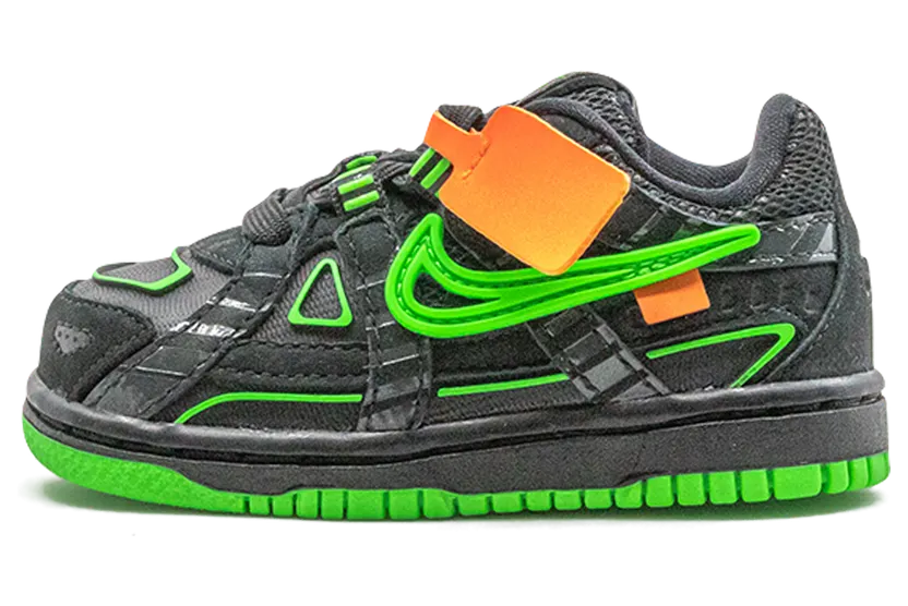 Nike Off-White x Rubber Dunk TD ‘Green Strike’ Black/White/Green Strike (CW7444-001)