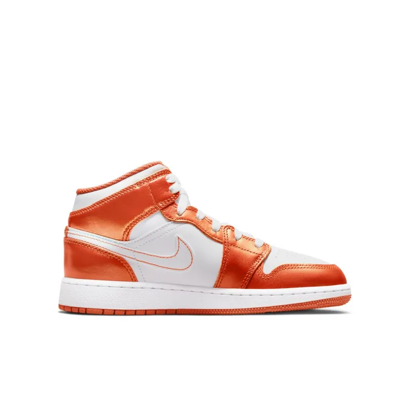 Jordan 1 Mid Metallic Orange (GS) (DM4228-800)