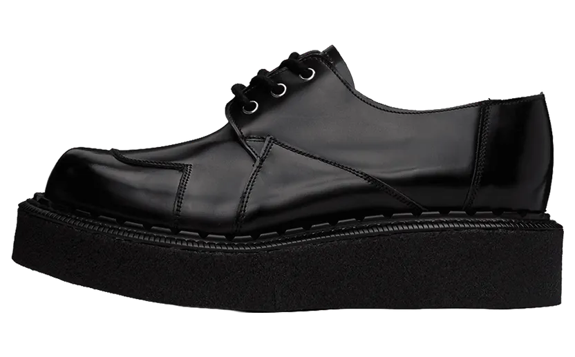 Comme Des Garcons Homme Plus George Cox Overlaid Gibson Derby shoes “Black” (PM-K103-001)