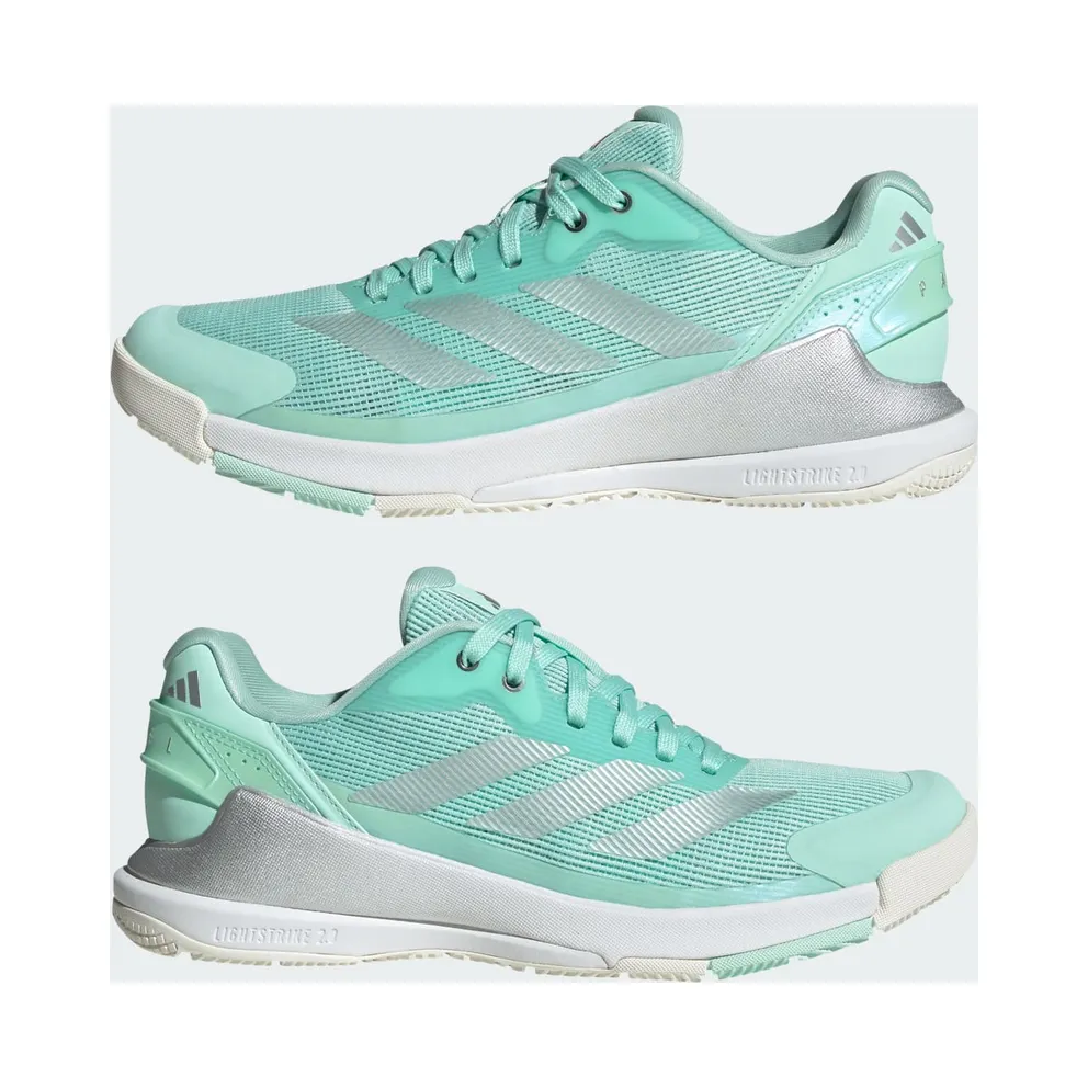 Adidas Crazyquick Lightstrike Padel Shoes Clear Mint / Silver Metallic / Cloud White (KI3588)