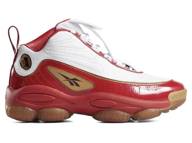 Reebok Iverson Legacy Red White Red/White-Black-Brass (Other Brands Reebok)