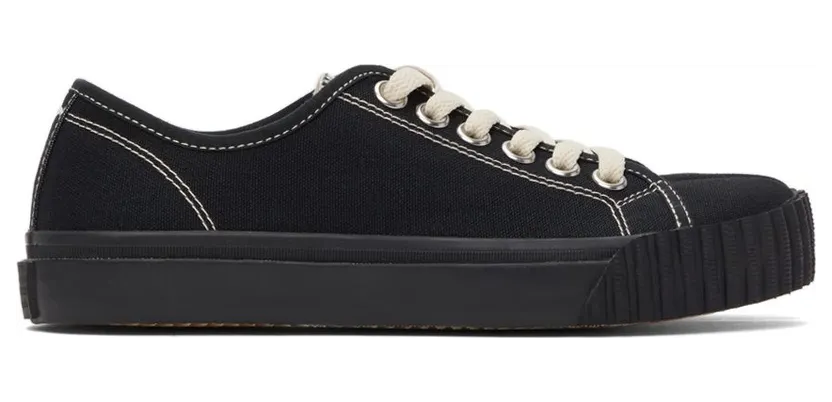 Maison Margiela Black Tabi Low-Top Sneaker (S58WS0193 P4291)