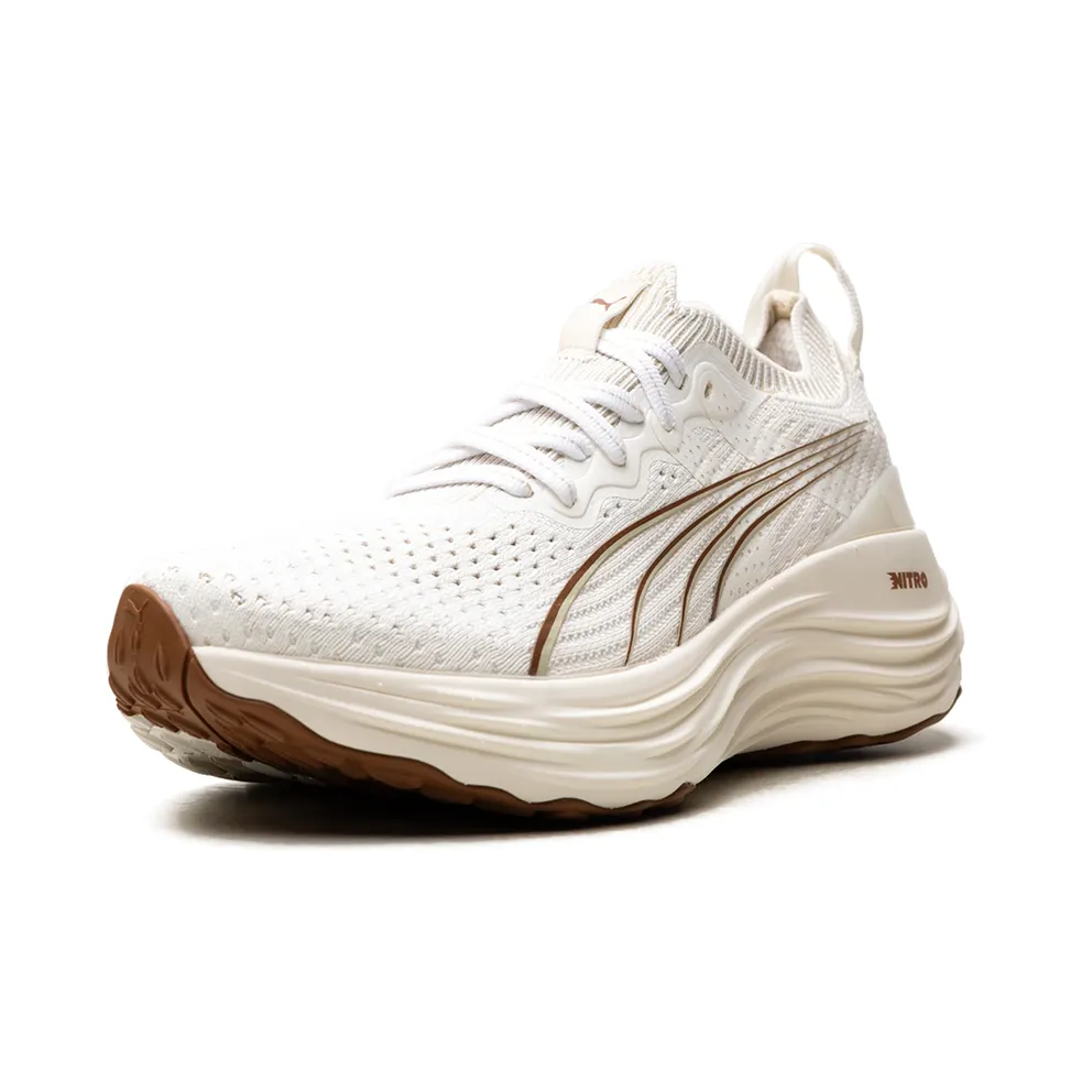 Puma ForeverRun Nitro Knit “Warm White Teak” (379140-08)