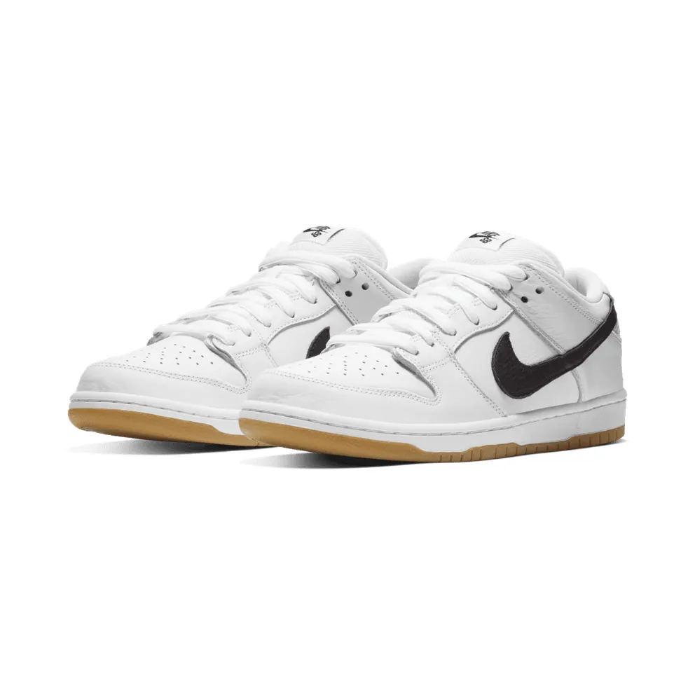 Nike SB Dunk Low Orange Label White White/Black-White-Gum Light Brown-Safety Orange (CD2563-100)