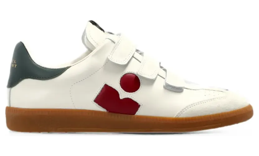 ISABEL MARANT Beth Sneakers mit Klettverschluss – Nude (BK0013FAA4E11S)