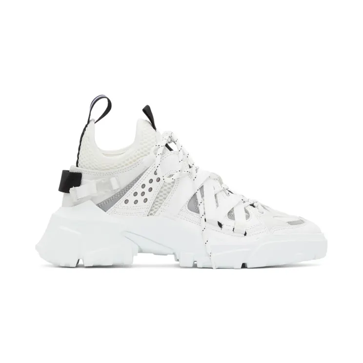 MCQ White Descender Sneakers (630796R2710)
