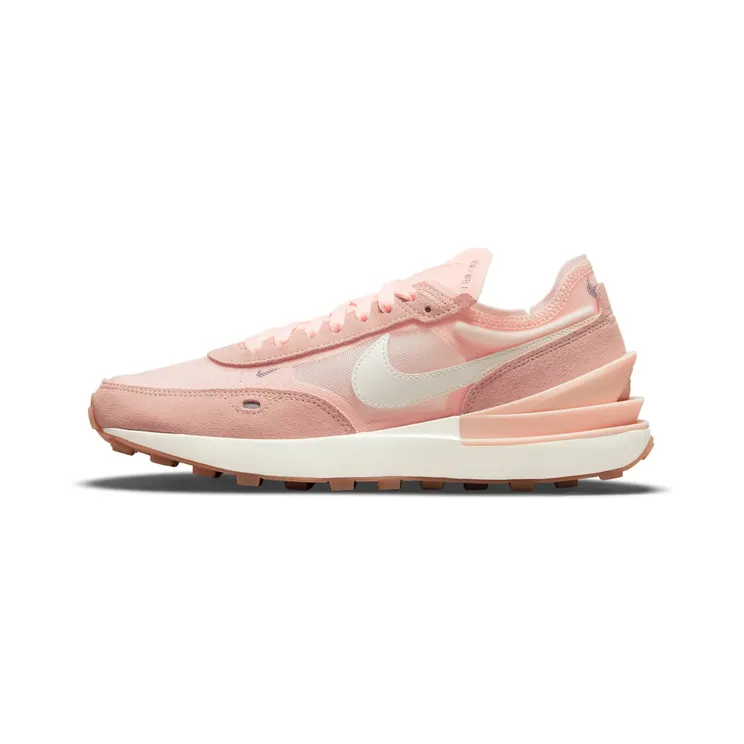 Nike Waffle One “Pale Coral / Deep Royal Blue / Gum Medium Brown / Cashmere” (DC2533-801)