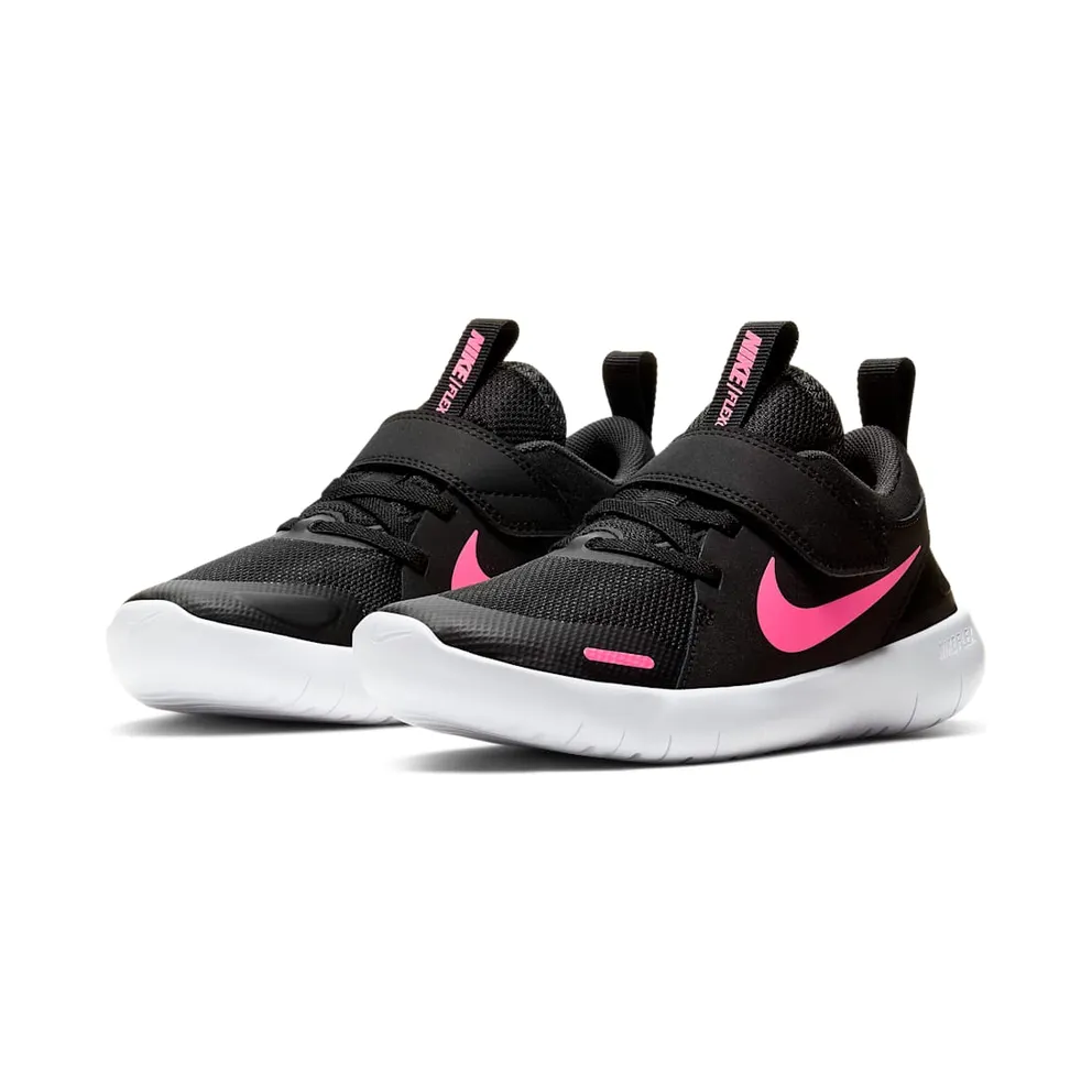 Nike Flex Contact 4 Black Pink Glow (PS) Black/White/Anthracite (CJ2072-002)