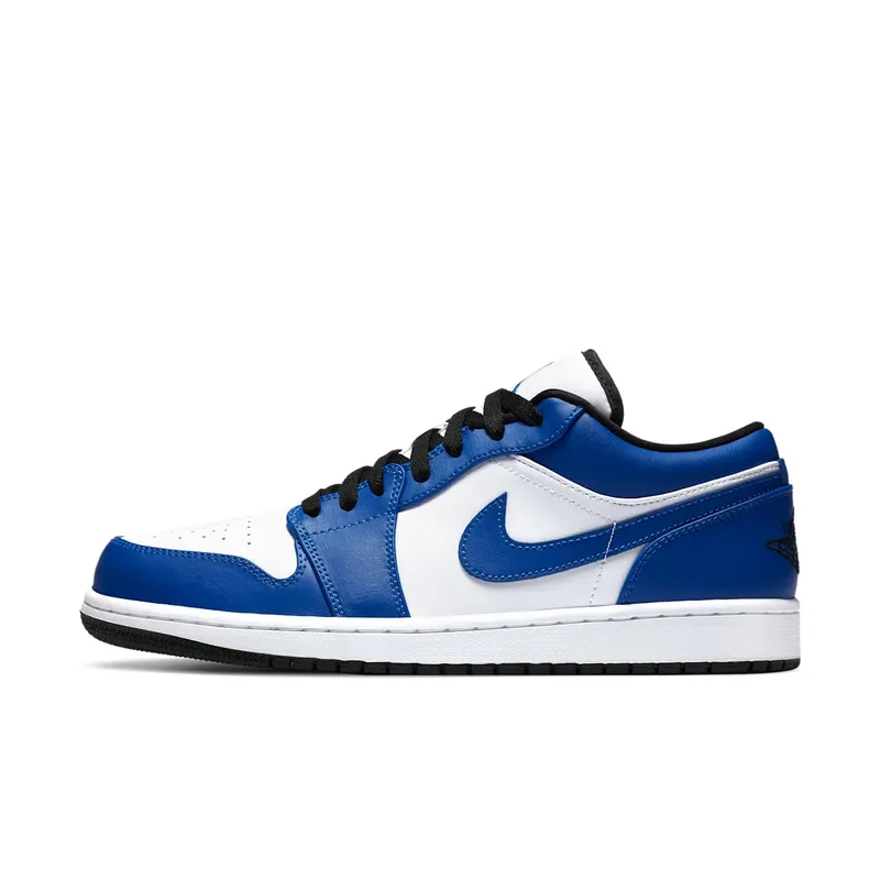 Jordan 1 Low Game Royal White/Game Royal-Black (553558-124)