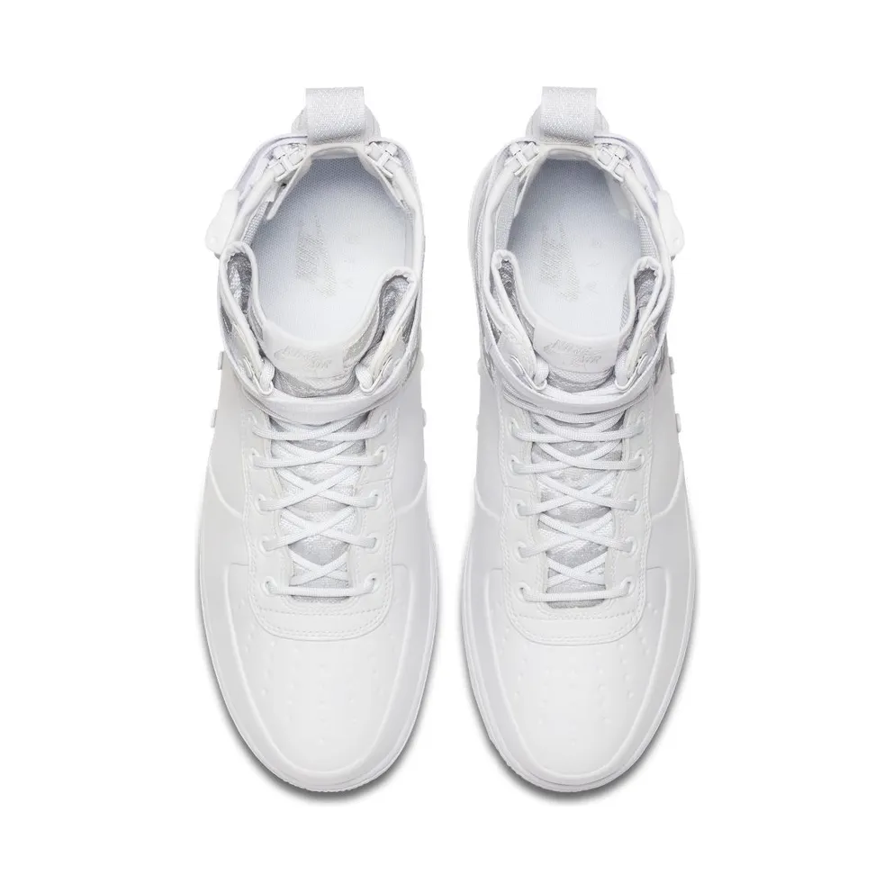Nike SF Air Force 1 Mid Premium White/White/White (AA1129-100)
